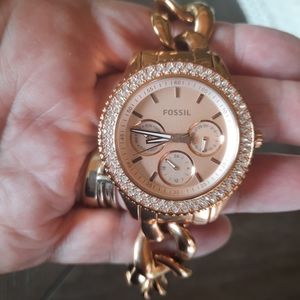 Fossil Goldstone watch